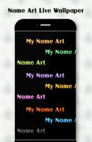 Name Art Live wallpaper capture d'écran 2