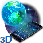 3D Dreamy Solid Earth Theme icône