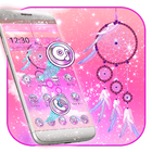 Dreamcatcher Pink Theme ikon