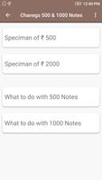 How to change 500 & 1000 Notes poster