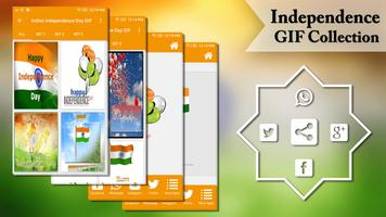 15 August GIF 2018 : India Independence Day GIF Affiche
