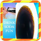 Drink soda fun prank icon