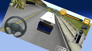 Missions de chauffeur d'autobus Conduire le bus 3D Affiche