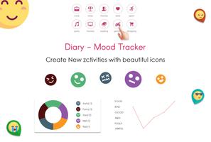 Diary - Mood Tracker Plakat