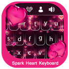 Sparkling Heart Keyboard icono