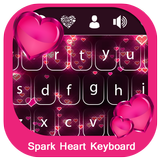 Sparkling Heart Keyboard 아이콘