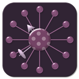 Fashion Pois Clock Widget