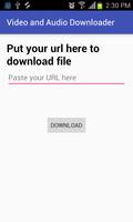 Video and Audio Downloader 스크린샷 1