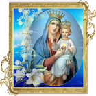 3D Virgin Mary Live Wallpaper icône