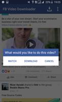 FB Video Downloader ภาพหน้าจอ 3