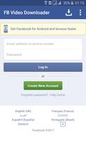 FB Video Downloader โปสเตอร์