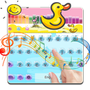Krople muzyki Duck Keyboard aplikacja