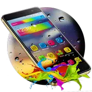 Colorful Water Drops Theme