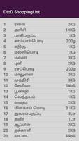 Tamil Shopping List - DtoD gönderen