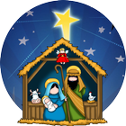 Vive la novena de navidad. icono