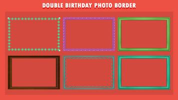 Birthday Dual Photo Frame capture d'écran 2