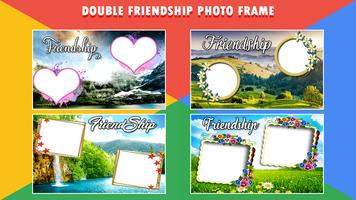 Friendship Dual Photo Frame poster