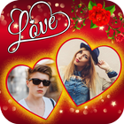 Love Couple Photo Frame icono