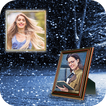 Snow Dual Photo Frame