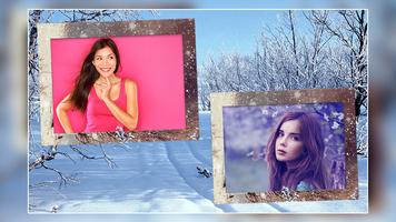 Snow Dual Photo Frame اسکرین شاٹ 3