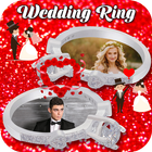 Ring Wedding Dual Photo Frame icône