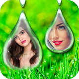 Water Drop Dual Photo Frame icon