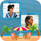 Water Dual Photo Frame آئیکن