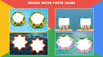 Water Dual Photo Frame Cartaz