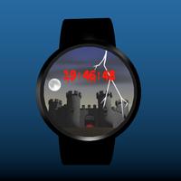 Spooky Castle Watchface captura de pantalla 3