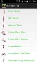 Dumbbell Workout Exercises screenshot 1