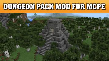 Dungeon Pack mod for Minecraft โปสเตอร์