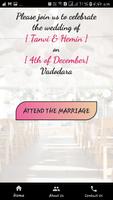 Tanvi weds Hemin - DuoWedding الملصق