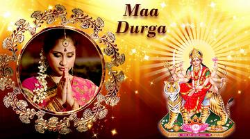 Durga Mata Photo Frame постер
