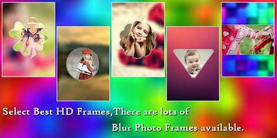 Blur Photo Frames Affiche