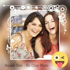Square Size - No Crop Photo icône