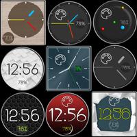 Minimal Bubble Watchface Pack7 captura de pantalla 3