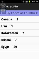 Country code simples capture d'écran 1