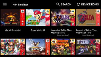 N64 Emulator - Mupen64 For Droid اسکرین شاٹ 1