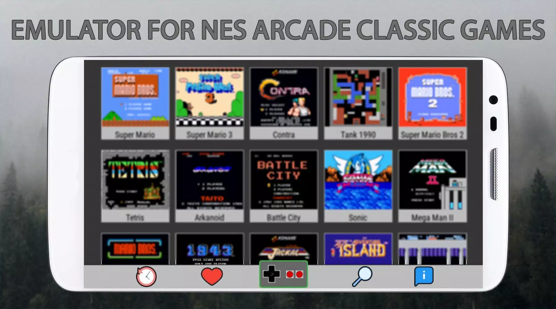 Emulator NES - Arcade Classic Games Apk Download for Android- Latest  version 1.2- emulator.nes.classic.games.arcade.finalrelease.one