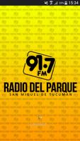 Radio del parque fm 91.7 mhz 포스터