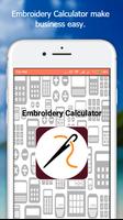 Embroidery Calculator poster