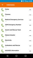 Emergency Numbers تصوير الشاشة 2