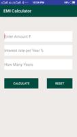 Easy EMI Calculator 2017 تصوير الشاشة 1