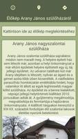 Arany János Emlékház plakat