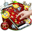 Kerst Emoji 3D-thema