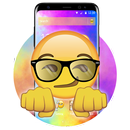 Tema Emoji Glasses APK