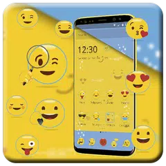 Smiley emoji lindo tema