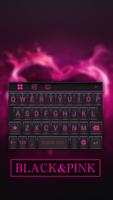 Black Pink Keyboard Theme syot layar 1