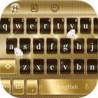 Gold Keyboard Theme-icoon