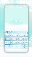 Snow Keyboard Theme poster